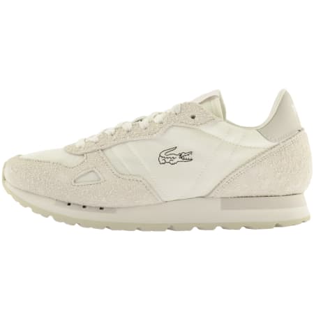 Cheap white lacoste trainers store